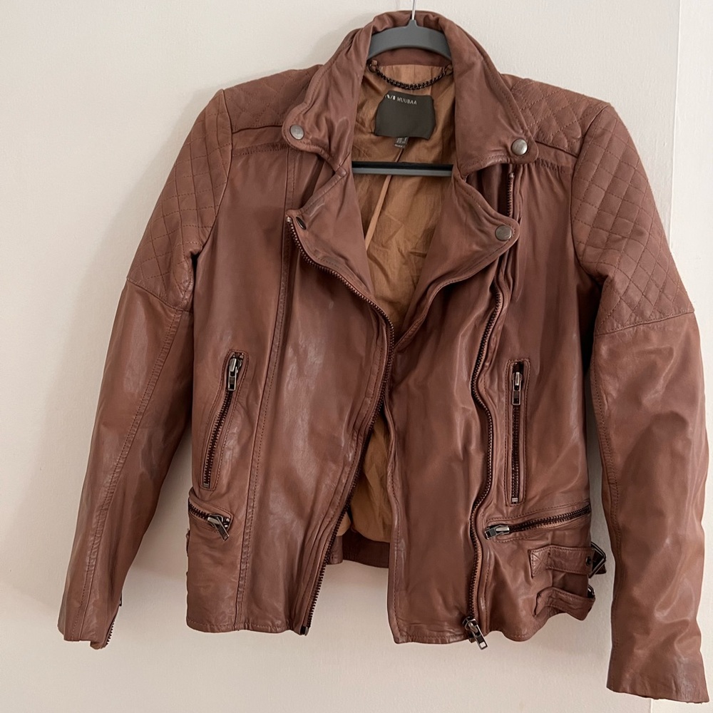 Muubaa leather jacket